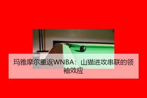 玛雅摩尔重返WNBA：山猫进攻串联的领袖效应